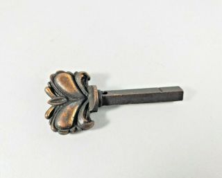 Antique Thumb Turn Lock Key Latch / Copper Color