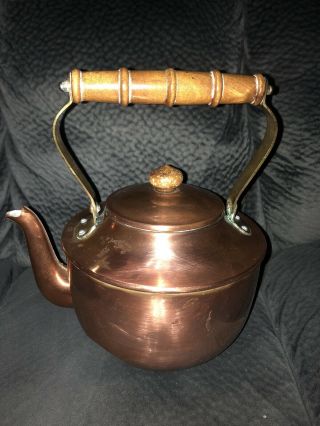 Antique Copper Kettle/tea Pot
