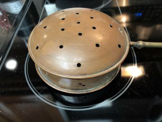 Antique Copper And Brass Bed Warmer