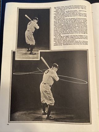 Vintage Rare 1930 Babe Ruth York Yankees Baseball MLB Historic 2