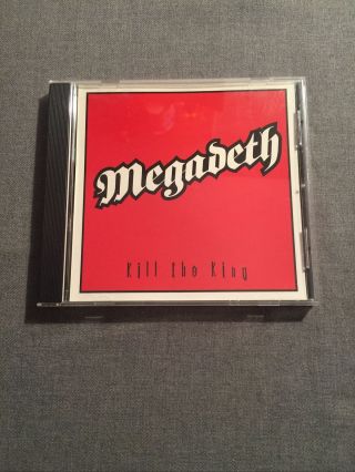 Megadeth Kill The King Rare Promo Cd Single 
