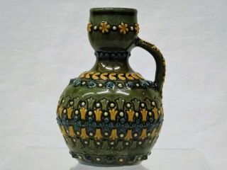 Antique Doulton Lambeth Miniature Ewer Vase,  1882