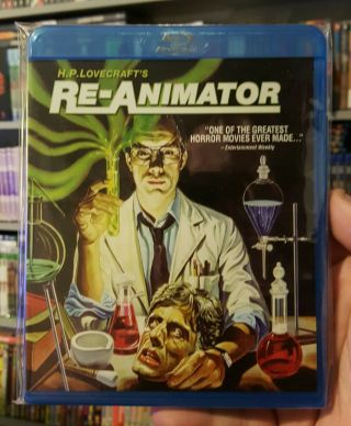 Re - Animator 1985 Blu - Ray Like - Image Entertainment Oop Rare