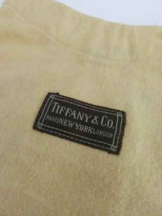 Tiffany & Co Anti Tarnish Cloth Presentation Storage Bag Pouch 6 1/4 X 6 1/2