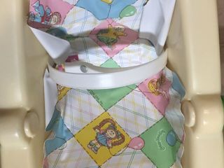 Vintage 1983 Coleco Cabbage Patch Kids Rocking Baby Carrier Car Seat 16” 2