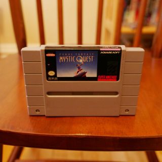 Final Fantasy Mystic Quest - Snes - Authentic Cart - - Rare