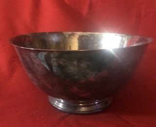 Vintage Paul Revere 10” Oneida Silversmiths Silverplate Bowl Not Polished