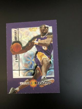 1997 - 98 Fleer Thrill Seekers,  Kobe Bryant,  2 Of 10 Ts,  Sp Rare Insert Foil Card