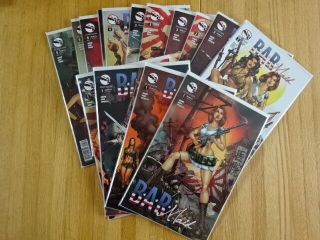 Rare Set Of B.  A.  R.  Maid 1 - 5 Comic Books Variants Zenescope