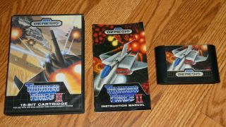 Authentic Rare Thunder Force Ii 2 For Sega Genesis Mega Drive Cdx Nomad