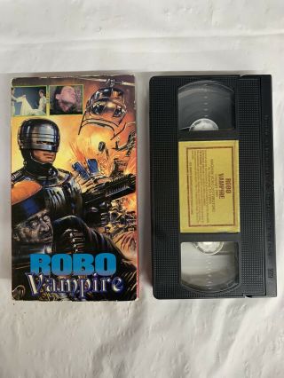 Robo Vampire Vhs Rare 1988 Magnum Video - - Horror Sleaze