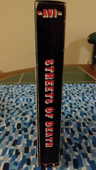 Streets Of Death Very Rare VHS Argosy Video 1987 Jeff Hathcock Partially Cut 3