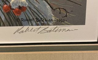 Robert Bateman “WINTER SONG - CHICKADEES” Limited Edition Signed And Numbered Rare 2
