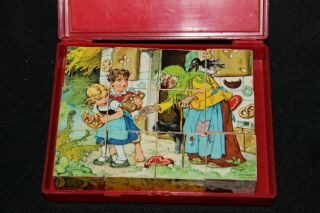 Antique Multiple Sided Block Puzzle Made In Germany