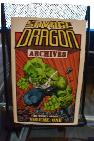 The Savage Dragon Archives By Erik Larsen Volume 1 Image Deluxe Tpb Rare Oop
