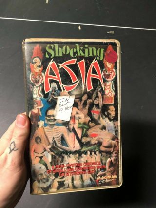 Shocking Asia Magnum Video Horror Sov Slasher Vhs Big Box Oop Rare Slip Htf