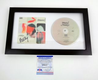 Halsey Ashley Rare Signed Autograph Manic Cd Framed Psa/dna