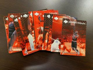 Michael Jordan 1997 Upper Deck Tribute Mj Impressions - 30 Full Card Set Rare