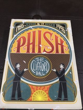 Phish The Clifford Ball 1996 7 Dvd Box Set With Book Postcards Stamps Very Rare