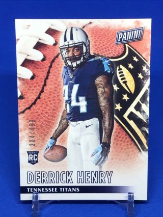 2016 Panini Black Friday Derrick Henry Rookie Rc Sp 204/499 Titans Hot Rare