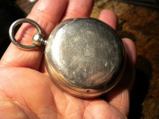 Rare - C - 1840 - - J.  H.  Giffin - Ny - Coin Silver Case - Running - Heavy - Pocketwatch