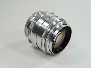Rarity Extremely rare silver 85mm f/2 JUPITER - 9 Zenit M39 M42 s/n 6803207 2