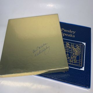 Rare Elvis Book - A Presley Speaks - By Vester Presley - Signed,  Numbered,  Ltd Ed