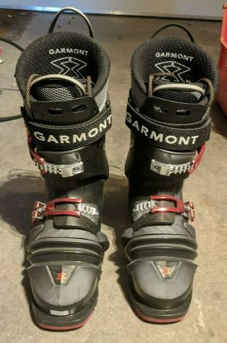 Twice Garmont Kenai Ntn Telemark Ski Boots Size Mp 28 (rare)