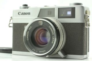 【rare Mint】 Canon Canonet Ql17 35mm Film Camera 40mm F1.  7 From Japan 433
