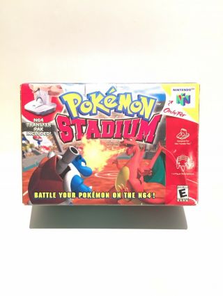 Pokemon Stadium Nintendo 64 N64 Cib Complete Rare