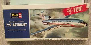 Vintage Revell H - 243:100 American Airlines 707 Astrojet 1:139 Rare