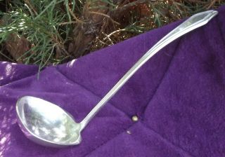 Antique Silver Plate Simpson,  Hall,  Miller & Co " Wadsworth " Small Gravy Ladle