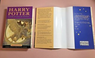 Rare 1st Edition 1st Printing Harry Potter And The Prisoner Of Azkaban Hb