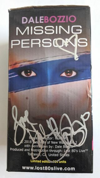 RARE Dale Bozzio Missing Persons AUTOGRAPHED BobbleHead SIGNED TWICE 1 of 504 2
