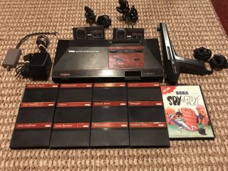 Sega Master System Console W/ 13 Games Great Rare