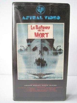 Death Ship - Le Bateau De La Mort (vhs,  1980) Rare French Horror Movie,  Big Box