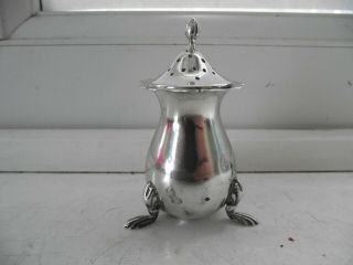 Antique 1924 Sterling Silver Hallmarked Pepper Pot Shaker 42.  6g S Blanckensee &