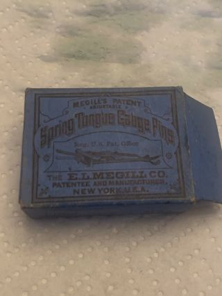 Antique 1919 Box Of E.  L.  Megill 