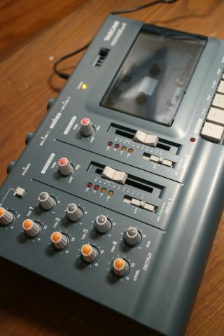 Near Tascam Porta 02 Mkii | Rare 4 - Track Cassette Recorder Includes Psu.