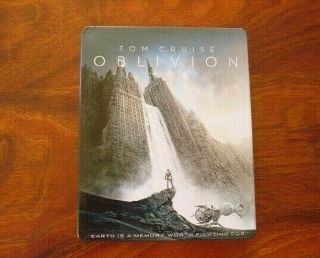 Oblivion Wal - Mart Metalpack Steelbook Blu - Ray/dvd.  Nm - Rare