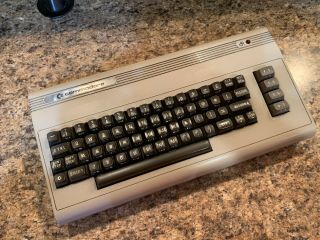 Rare Vintage Silver Label Commodore 64 Computer