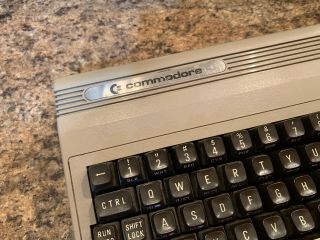 rare vintage SILVER LABEL Commodore 64 computer 2