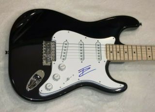 Thomas Rhett Autographed Signed Rare F/s Unique Country Electric Guitar W/proof
