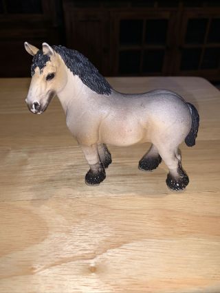 Schleich 13778 Ardennes Stallion Draft Horse Model Toy Figurine 2015 Rare Farm