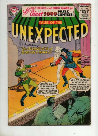 Tales Of The Unexpected 5 Fine,  6.  5 1956 Early Dc Horror Rare/tough