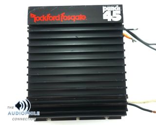 Rockford Fosgate Punch 45 2 Channel Old School Sound Quality Amplifier Rare