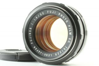 Rare Early Model [near Mint] Fuji Fujinon 50mm F/1.  4 M42 Mount Lens From Japan