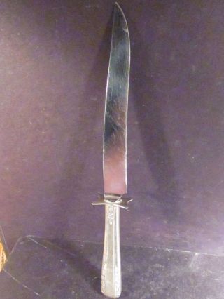 International Sterling Courtship Carving Knife 9 3/4 " No Mono