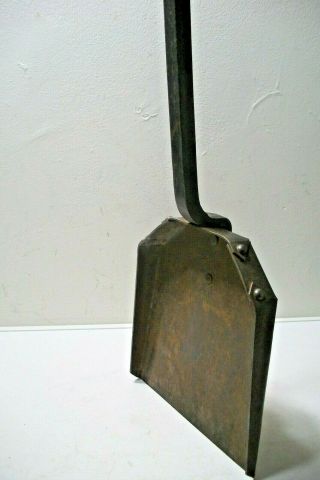 Hand forged Fireplace Coal ash Shovel with Long Handle 33 in. 2