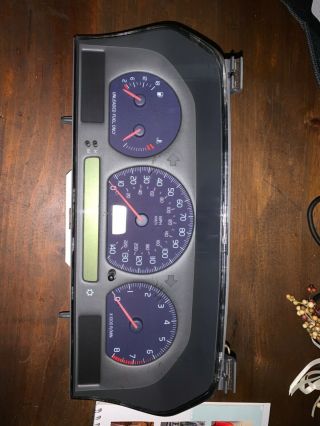 Volvo 96 - 98 850 850r V70 V70r S70 Oem Blue Instrument Cluster Speedometer Rare